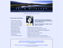 Tablet Screenshot of juliedijoseph.com